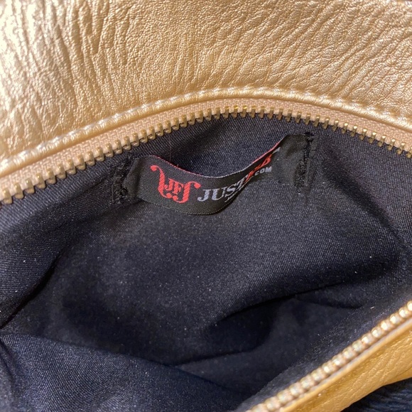 JustFab MONTAGE reversible black/gold tote - Picture 10 of 13